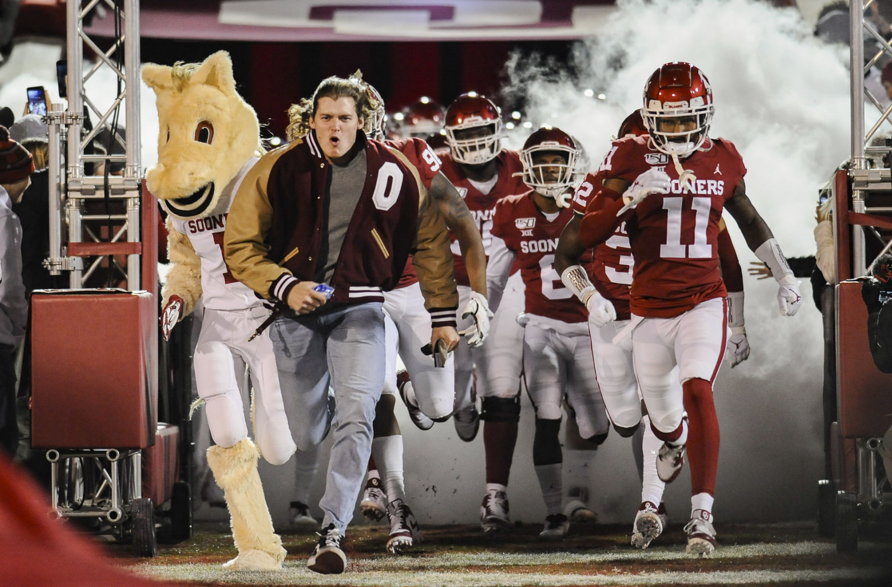 Running into the field